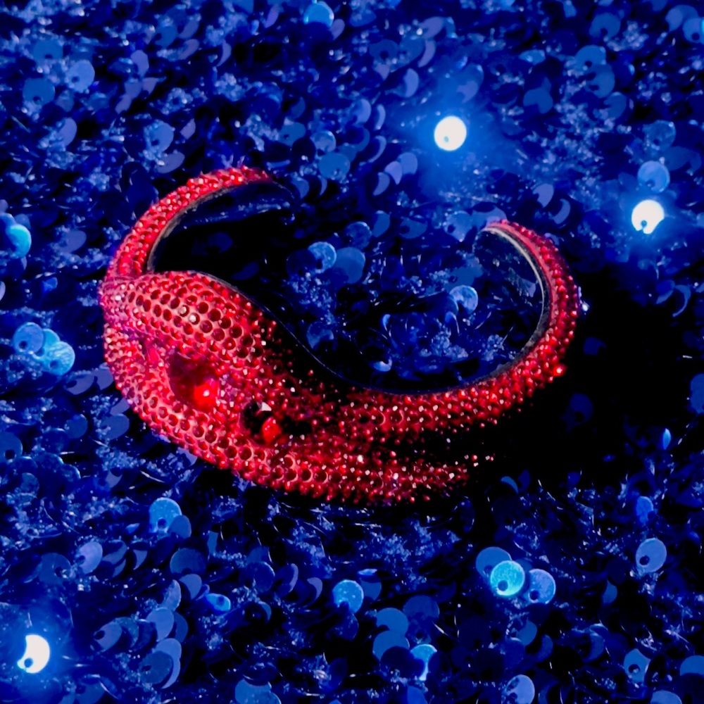 Swarovski Atelier Red Crystal Bangle